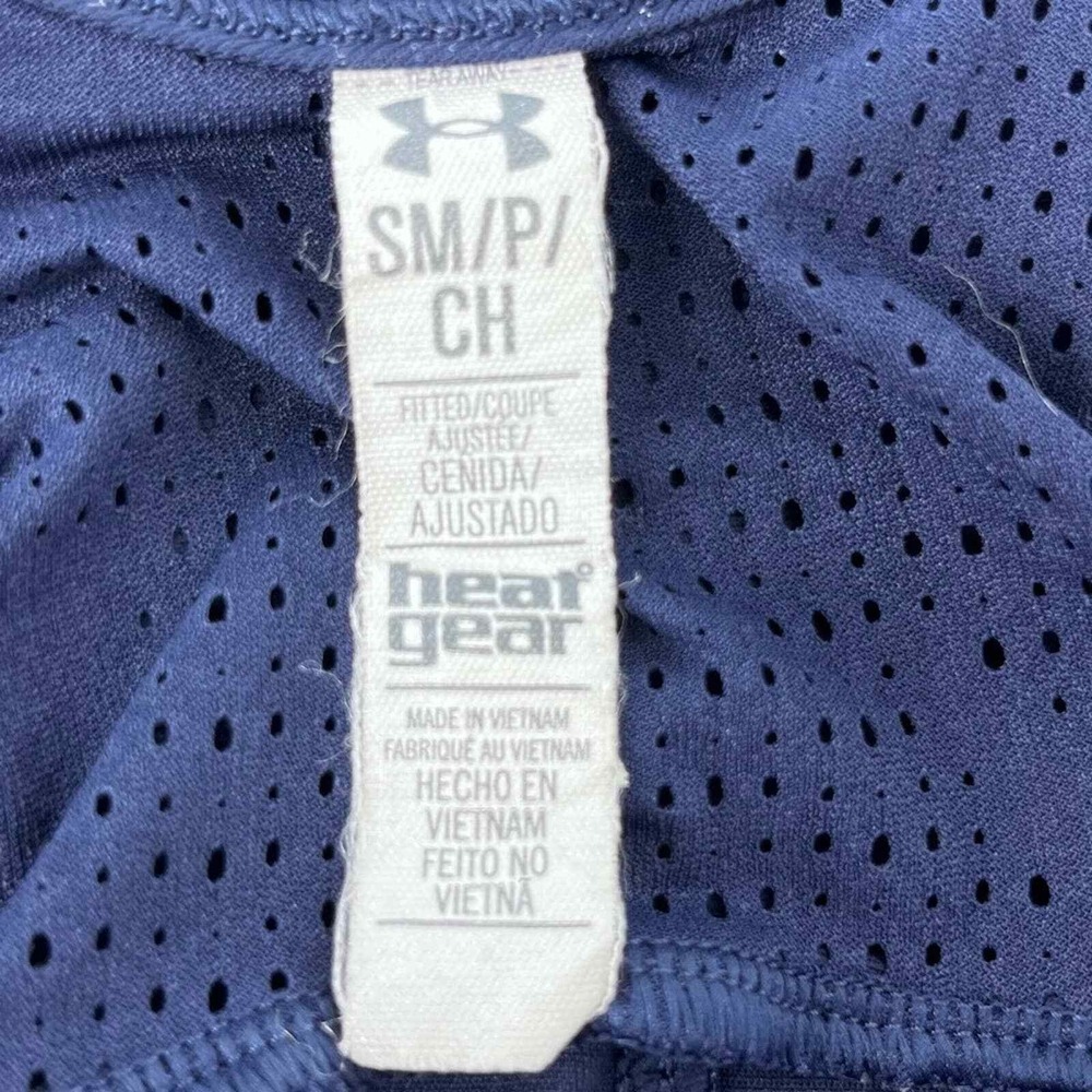 Under‎ Armour Scoop Neck Racerback Tank with Mesh Detail Navy Size S - Picture 7 of 7